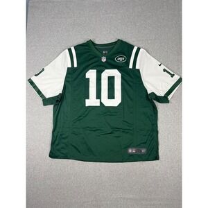 New York Jets Football Jersey Mens 4XL Green Santonio Holmes Nike On Field